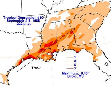 Tropical Depression 10 - September 2-5, 1988