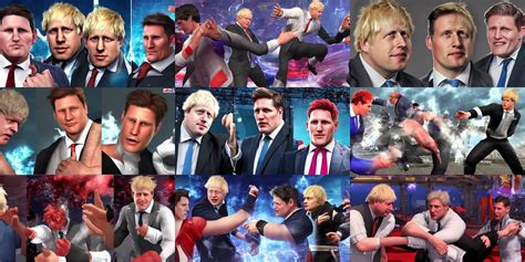 boris johnson vs keir starmer in tekken | Stable Diffusion | OpenArt