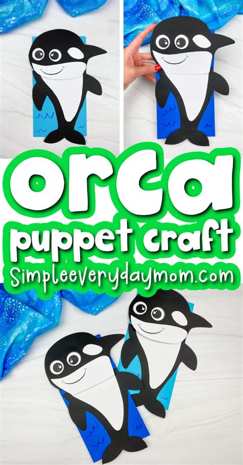 Want a fun ocean animal craft to make with the kids? This Killer Whale ...