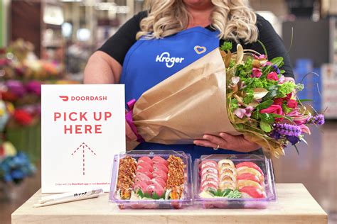 Kroger now delivers sushi and flowers through DoorDash