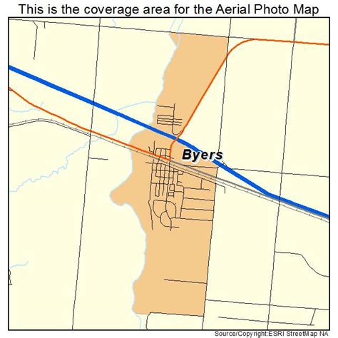 Aerial Photography Map of Byers, CO Colorado