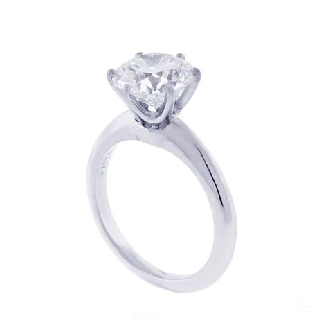 Tiffany & Co. 2 Carat Diamond Solitaire Ring (3) | Pampillonia Jewelers ...