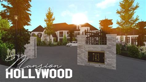 Hollywood Mansion Bloxburg Speedbuild #Trending #Bloxburg #Roblox ...