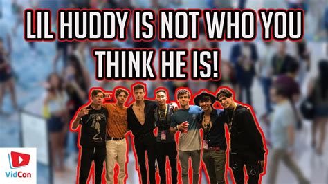 How I Hid Lil Huddy from Mobs at VidCon - YouTube