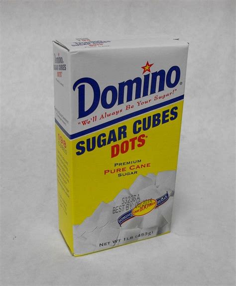 Domino SUGAR CUBES Dots 1 Lb. Premium Pure Cane Sugar Sweetener 198 ...