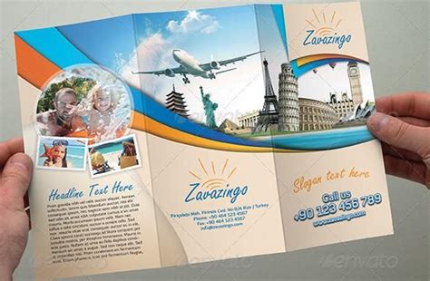 desain brosur travel