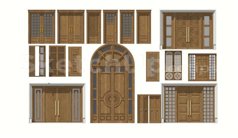 11216. Free Sketchup Doors Models Download