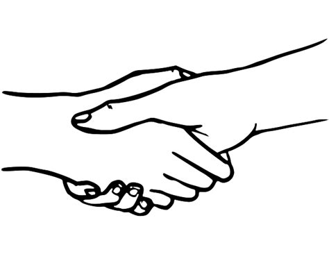 Shaking hands illustration | Public domain vectors