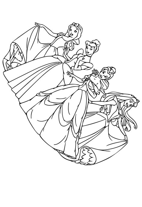 Disney Princess Coloring Pages Free To Print - Infoupdate.org