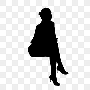 Sitting Silhouette PNG And Vector Images Free Download - Pngtree