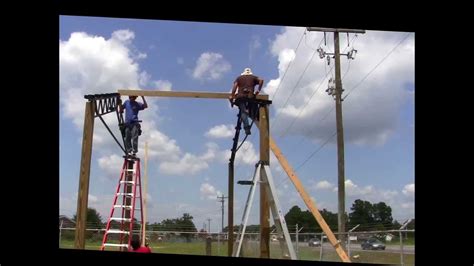 20x40x12 Steel Truss Pole Barn Part 2 How We Install Trusses And ...