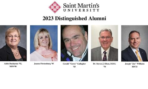 Saint Martin's University announces the recipients of its 2023 ...