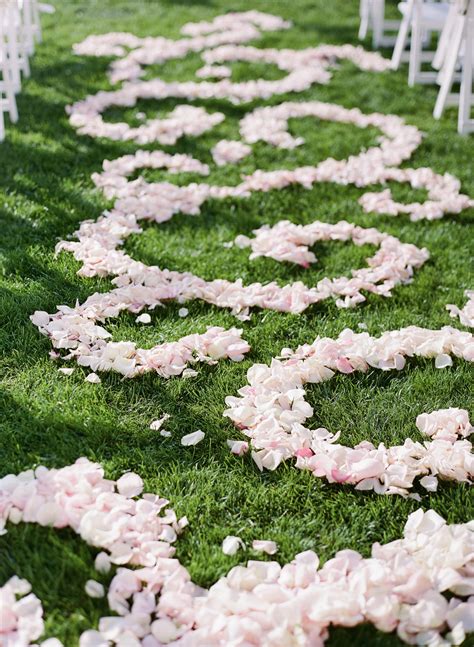 Rose Petals in Aisle - Elizabeth Anne Designs: The Wedding Blog