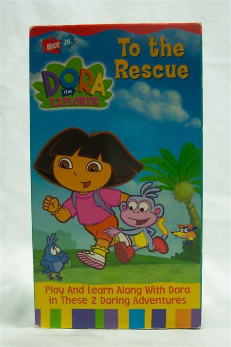 Vintage Nick Jr. DORA THE EXPLORER to the Rescue Cartoon Vhs - Etsy