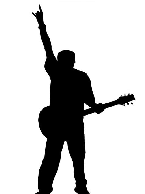 Guitar Player Silhouette 2 by chill32 on DeviantArt