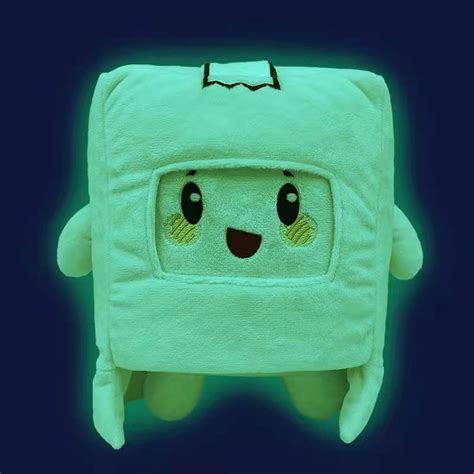 Lankybox Glow In The Dark Plush Foxy Boxy Ghosty Lanky Box Removable Soft Toy Children Gift ...