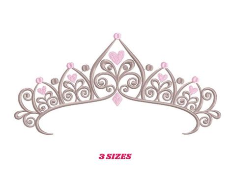 3 sizes EMBROIDERY BABY CROWN 1 file Drawing & Illustration Art ...