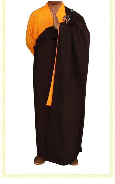 2021 New Unisex Buddhist Monk Robe Zen Meditation Monk Robes Shaolin Temple Clothes Uniform ...