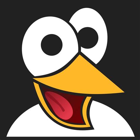 Avatar with funny penguin face as an illustration free image download