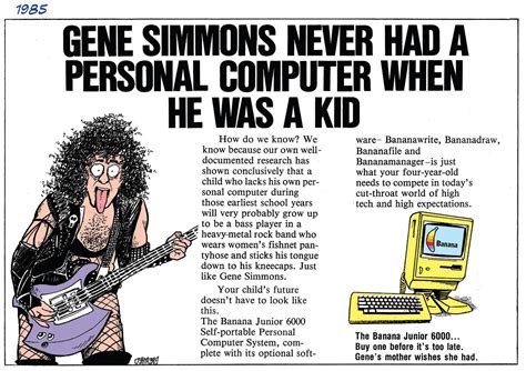 MiddletownMike: Gene Simmons Never Had A Personal Computer When He was A Kid