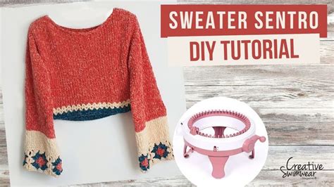 Knitting machine sweater for beginners SENTRO or ADDI knitting Machine Pattern (V… | Circular ...