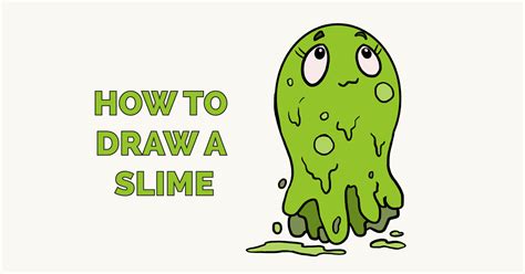 How to Draw a Slime - Really Easy Drawing Tutorial