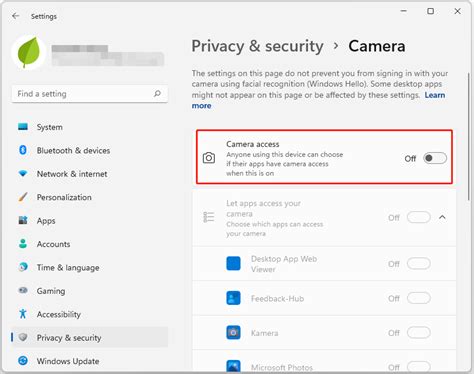 How to Enable and Disable Camera in Windows 11? - MiniTool Partition Wizard