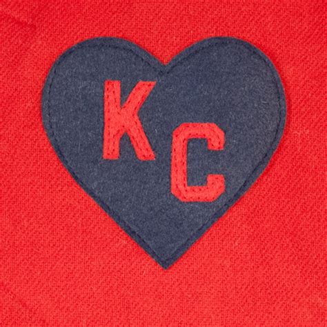 Kansas City Monarchs 1942 Home Jersey – Ebbets Field Flannels Heart Of America, Felt Letters ...