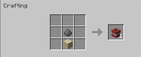 Cheap TNT Recipe Minecraft Data Pack