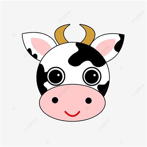 Cute Cow Ranch Cartoon Vector