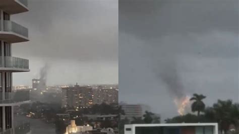 Watch a tornado rip through Fort Lauderdale as storms move across ...