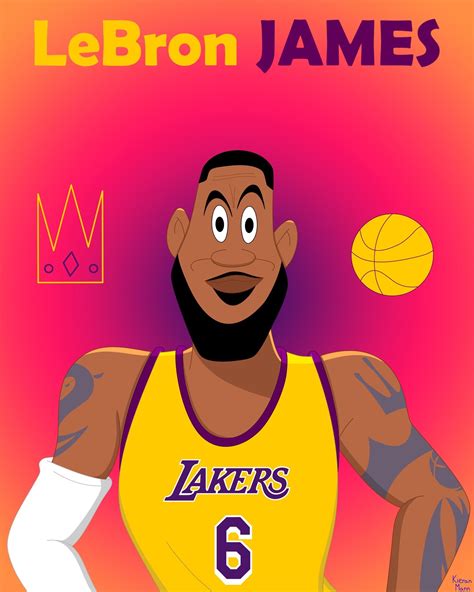 ArtStation - LeBron James Caricature