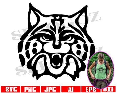 Wildcat Svg Mascot Cut File Cricutcameosizzixdecalstencil - Etsy