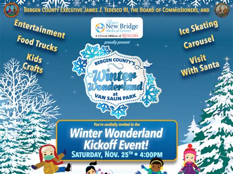 Winter Wonderland To Open At Bergen County Park With Kickoff | Ridgewood, NJ Patch