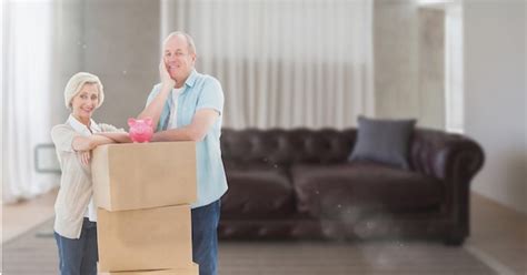 Premium Photo | People moving boxes into new home