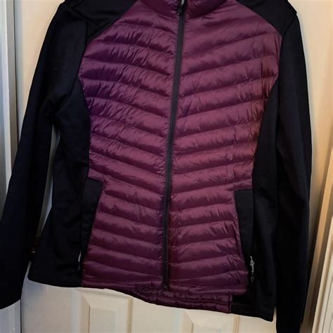 32 Degrees heat jacket puffer L plum Stay warm and... - Depop