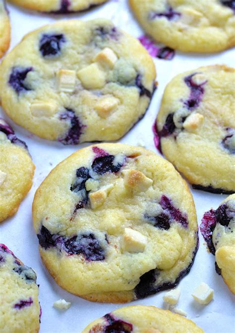 Best Ever Blueberry Cookies - OMG Chocolate Desserts