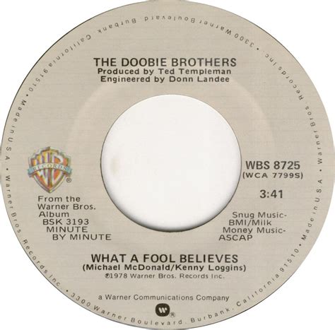 The Doobie Brothers’ ‘What a Fool Believes’: Behind Their #1 Hit | Best ...