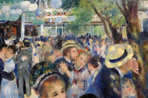 Painting titled 'Bal du moulin de la Galette' by PierreAuguste Renoir ...