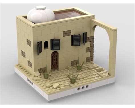 LEGO MOC Desert House #8 for a Modular Desert village by gabizon | Rebrickable - Build with LEGO