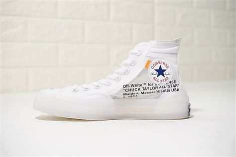 Virgil Abloh x Converse Chuck 70 in White | Hypebeast