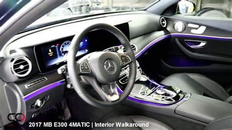 2017 Mercedes-Benz E300 4MATIC Review | Interior Walkaround | Part 2/7 ...