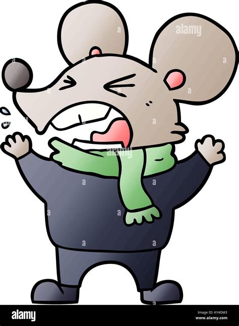 cartoon angry mouse Stock Vector Image & Art - Alamy