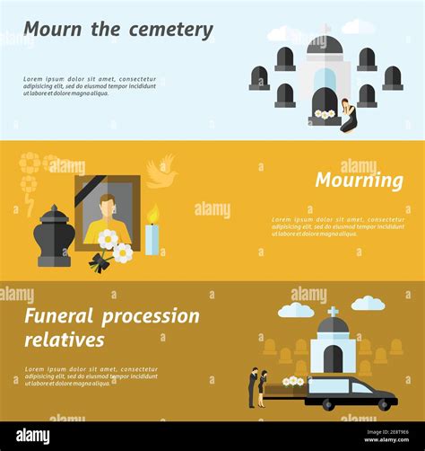 Mourning horizontal Stock Vector Images - Alamy