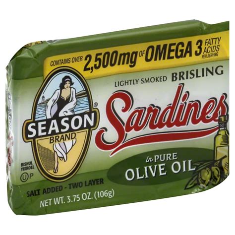 Season Sardines in Pure Olive Oil - Shop Canned & Dried Food at H-E-B