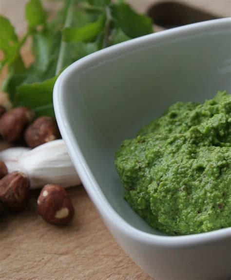 How to Make Arugula Rocket Pesto with hazelnuts