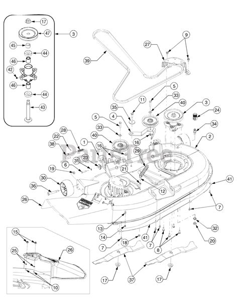 Cub Cadet 42 Inch Mower Deck Parts Diagram Reliable Reputation | www ...