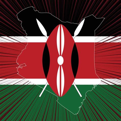 Kenya Independence Day Map Design 11675874 Vector Art at Vecteezy