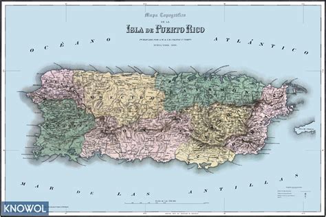 Mapa Geografico De Puerto Rico