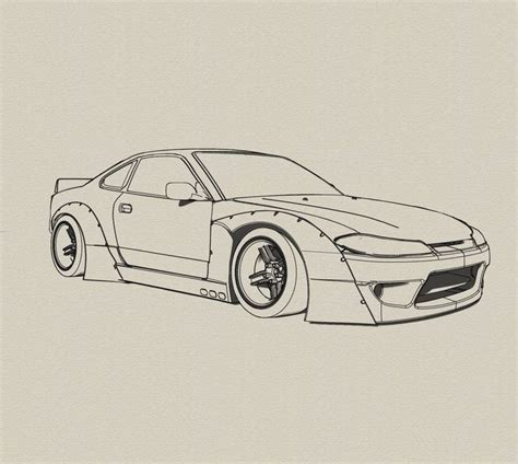 RocketBunny S15. | Cool car drawings, Art cars, Futuristic cars